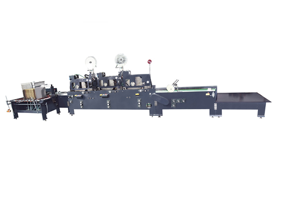 TM382E-2瓦楞紙板噴膠貼紙貼易撕帶機